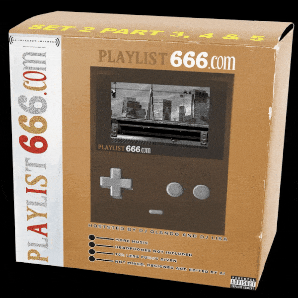 Playlist666.com Set 2 Part 3, Part 4 and Part 5 Animated Box Art